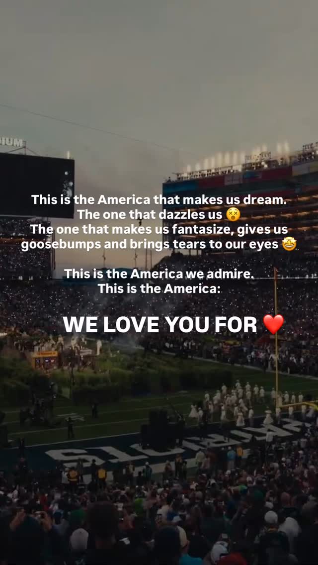 A massive show and a message that truly brings people together, as you always know how to do. Bravo
#superbowllx #badbunny #halftimeshow #badbunnysuperbowl