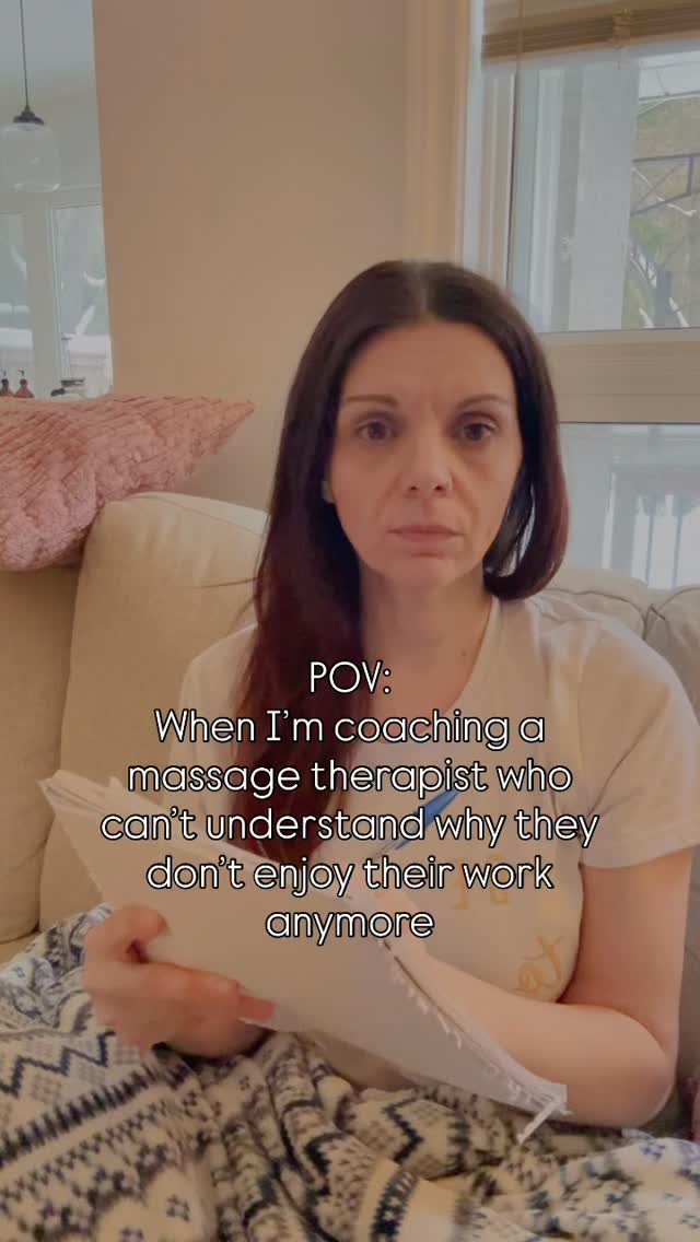 When I first started out, I worked in chiropractic offices where I had about 15 minutes between clients.
One massage would end and I’d be straight into the next one rushing, resetting the room, trying to ground myself on the fly. It felt more like an emergency room than the calm, intentional space I wanted to offer.
And maybe that pace works for some people.
But for sensitive, intuitive therapists… it’s exhausting.
Everything shifted when I gave myself permission to structure my day in a way that actually worked for my body and nervous system.
More space between clients.
Time to eat.
Time to breathe.
Time to arrive grounded instead of rushed.
You don’t stop loving your work out of nowhere.
Most of the time, it’s not the work.
It’s the way you’re working.
Booking too many clients.
No space between sessions to reset your nervous system.
Rushing from body to body without grounding.
Eating “later.”
Holding it in.
Pushing through.
And often… working in environments that quietly expect this from you.
This is the work I support massage therapists and body work therapists with now. Helping you figure out what feels aligned for you and what supports your energy, your body, and a career you can actually sustain.
Because clients feel rushed energy too.
And this work isn’t meant to be done while starving, holding it in, or running on empty.
✨Mentorship details are in my bio ✨
