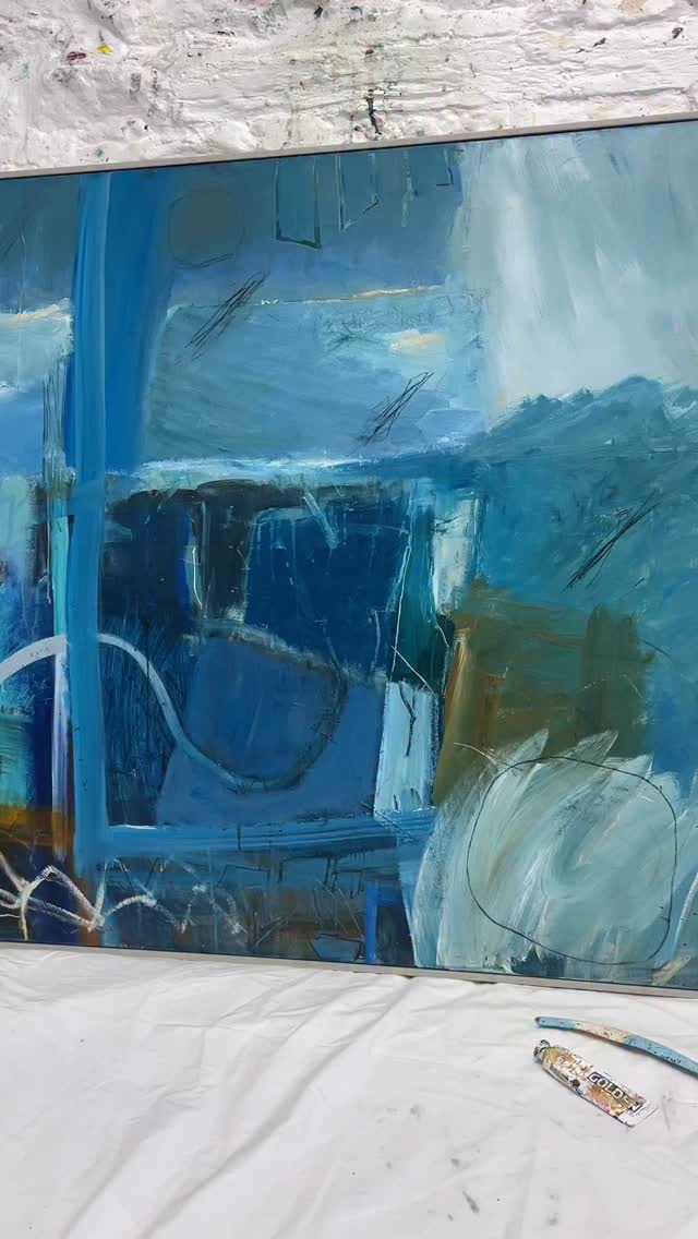 ‘Nanjizal’, 102 x 102cm, acrylic and mixed media on canvas. Inspired by small cove close to Land’s End in Cornwall. A magical spot. Originally exhibited as part of my Frontiers solo exhibition in 2024 with Cornwall Contemporary Gallery in Penzance. I’m excited to be to returning to the gallery in September for my 10th solo exhibition Odysseys. From 24 September to 26 October. @cornwallcontemporary A second book about my work and process will also be published to coincide with the exhibition. David Mankin Language of Paint @sansomartpublishers which will feature this painting!
#davidmankin #davidmankinart #contemporarypainter #abstractlandscape #nanjizalbeach