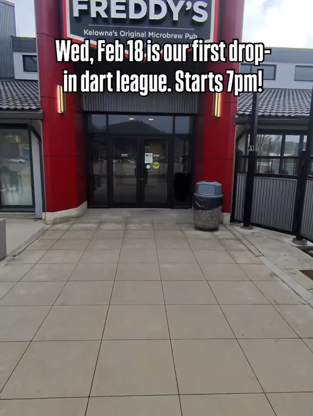 Tomorrow night (Wednesday) is our first drop in dart league…here is how it works ⬇