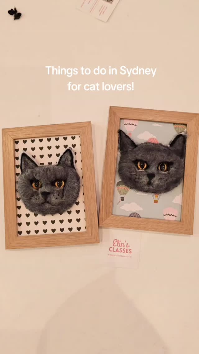 Things to Do in Sydney for Cat Lovers! 🐱🐾
Looking for purr-fect things to do in Sydney? 🐾✨
Always thinking about your cat and their adorable little face? 😻💭 In this class, you’ll learn to make a 3D portrait of them! 🎨🐈
Over two fun-filled hours, you’ll transform soft merino wool into the face of your fluffy friend! 🐑💖✨
This class is beginner-friendly and open to all skill levels! 🌟 Whether you're a first-timer or a crafting pro, you'll love it! 💯🐾
The best part? You get to take home your masterpiece at the end! 🖼️💕🐱
Perfect for all cat lovers and owners! 🐈💘
#sydneycat #thingstodosydney #sydneydate #sydneyactivity