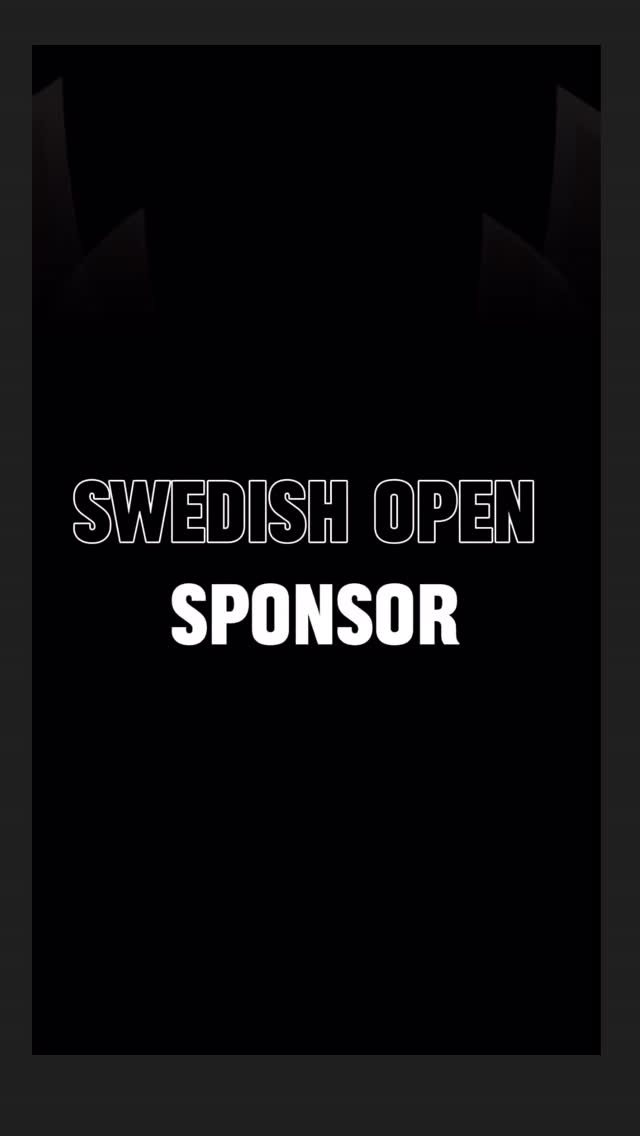 Proud to present our new sponsor for Swedish Open 2026 💙🏆 @ottantecosmetics @gustaf__lundin @valentina_lundin_