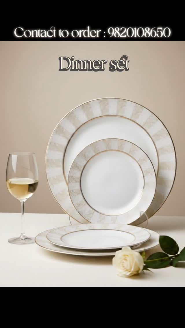Dm us to know more or contact us on 9820108650. Visit our profile for store location.
#dinnerset #krishnacrockery #tableware #dinnerware #premiumcrockery