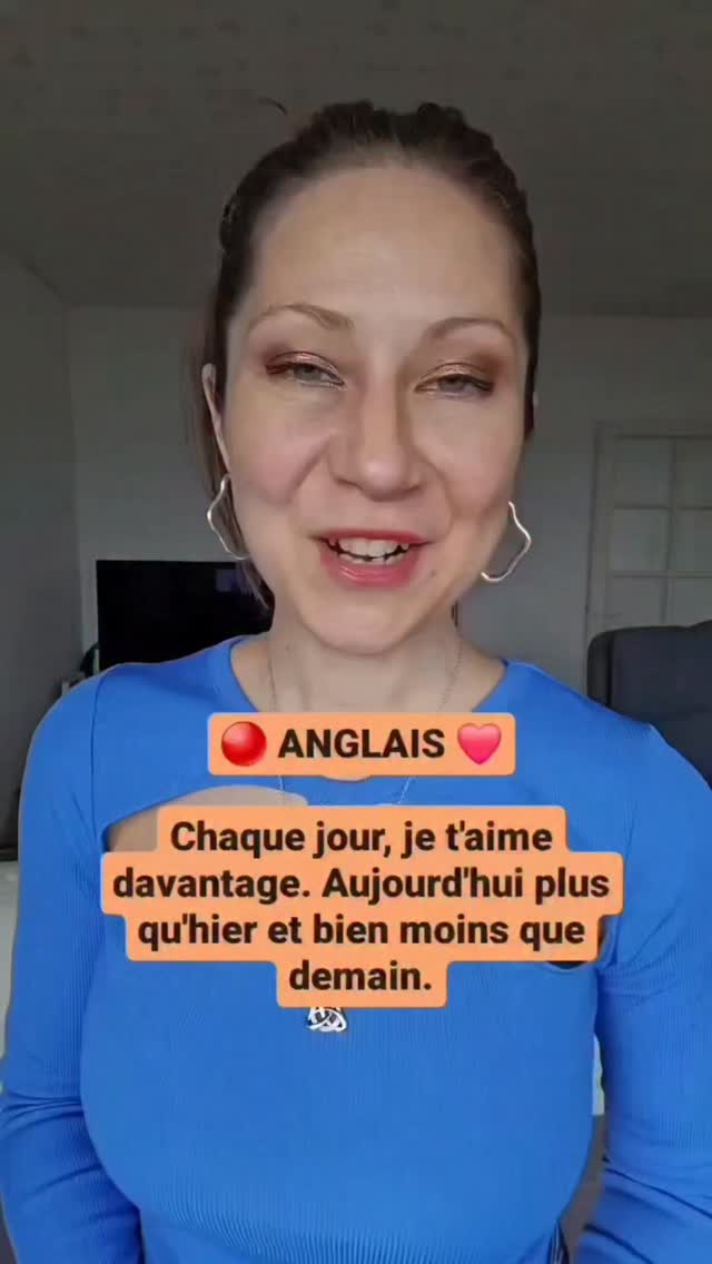 Avec un peu d'avance...
Happy Valentine's Day 💘
Reel intégralement remonté, j'espère que ça vous aide. 🙏
Aide supplémentaire :
■ "moins que demain" = less than tomorrow ou bien "not as much as tomorrow" (= pas autant que demain, donc "moins" ).
■ "Bien (moins ou plus) " = "much" comme dans la vidéo, ou encore "far".
(far less than tomorrow, par exemple).
Connaissiez-vous ce vers ? Ou ce poème ? J'ignorais que cela faisait partie d'un poème. Je l'ai trouvé très beau, et j'ai eu envie de le partager avec vous. 🥰
---
🔴 Kit de démarrage 100% GRATUIT et sans engagement dans ma bio Instagram ! (sous ma photo de profil)
Have fun!
Maud
#anglais #coursdanglais #english #vocabulary #valentine