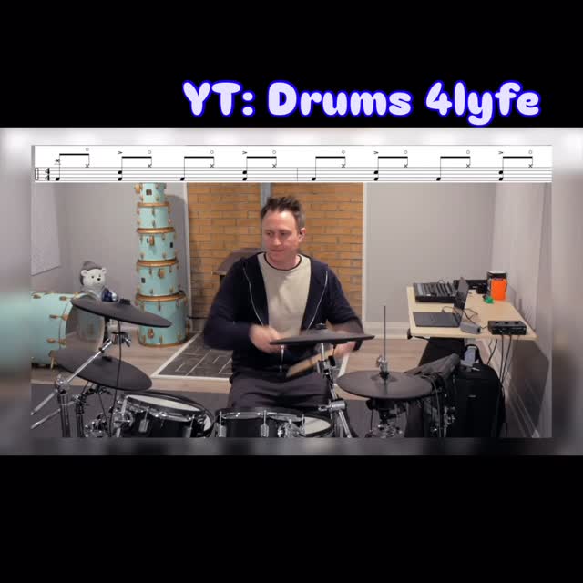 Moves Like Jagger 🥁🔥 @tammy_steeper do you recognize the drums in the back there?? 👀
And YES — I totally made up the bridge section based on my memory of seeing Maroon 5’s drummer play it on late night TV years ago. This is the “how I remember it” version 😂
For full YT video go to https://www.youtube.com/watch?v=yFi2Wbbu3nI
Thanks for Watching!
#DrumCover #MovesLikeJagger #Maroon5 #DrummerLife #Groove