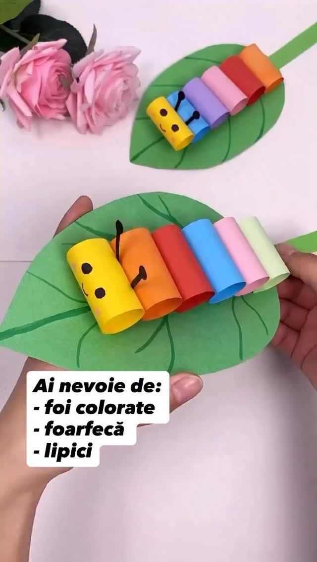 În această activitate veselă, copiii realizează o omidă colorată din hârtie, folosind foi colorate, decupare și lipire. Este o activitate simplă și distractivă, perfectă pentru primăvară și pentru explorarea culorilor.
#gradinitaonline #activitaticopii #activitatipentrucopii #kidsactivities #activitiesforkids