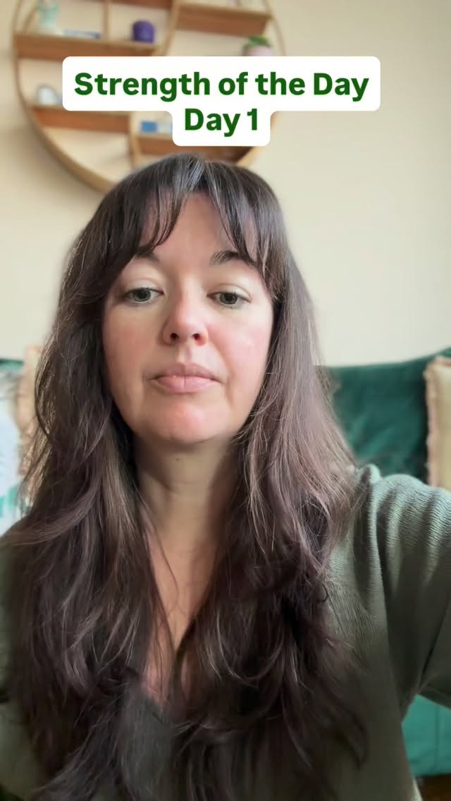 Character Strength of the Day - Day 1
Tell me in the comments how you spot this strength in action in your own life 💬 💚
#positivepsychology
#coachingpsychology
#characterstrengths
#subjectivewellbeing
#flourishing