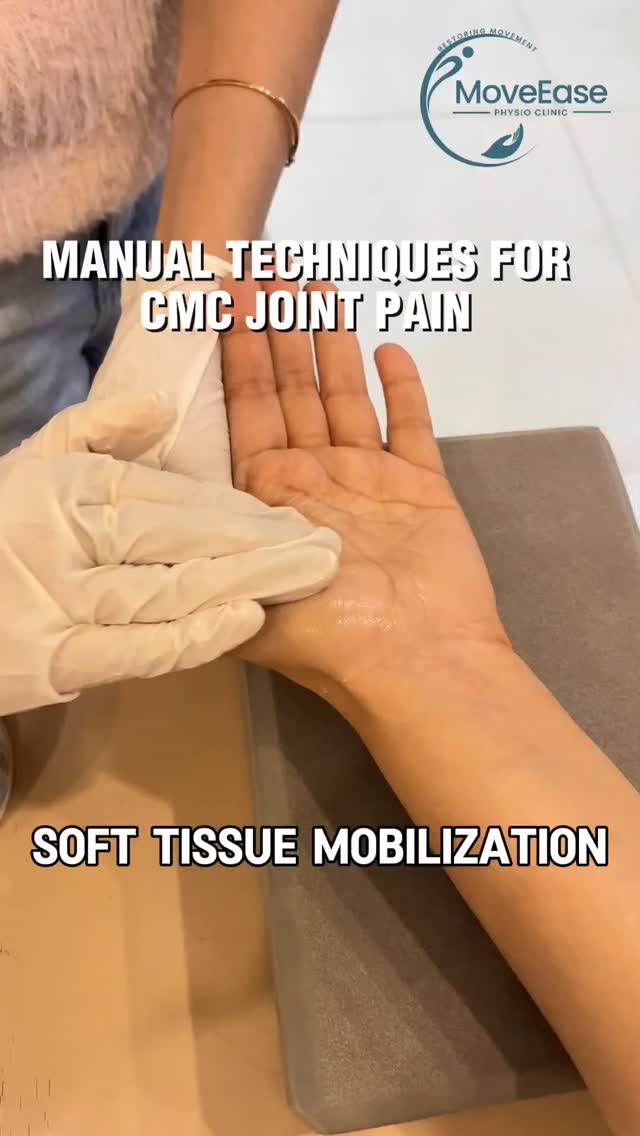 Struggling with thumb or CMC joint pain? 🤕
At MoveEase Physio Clinic, we combine advanced manual therapy techniques with modern technology to help you move pain-free again.
✔️ IASTM
✔️ Laser Therapy
✔️ Joint Mobilizations
✔️ Soft Tissue Mobilization
✔️ Active Release Technique
Relieve pain. Restore mobility. Regain strength. 💪
Your movement matters — let’s restore it.
📩 DM us to book your session today.
#Physiotherapy #CMCJointPain #HandPainRelief #LaserTherapy #IASTM ManualTherapy PainFreeMovement