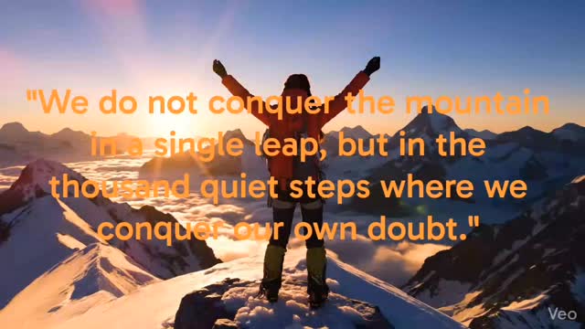 The Summit Within
The mountain is just the backdrop; the real climb happens in the mind. 🏔️
We often look at the summit and feel overwhelmed by the distance. But Sir Edmund Hillary reminds us that "it is not the mountain we conquer, but ourselves."
That conquest doesn't happen in one giant leap. It happens in the quiet, difficult moments when you choose to take just one more small step.
The summit is the goal.
The step is the victory.
The climb is how you find out who you really are.
Keep moving. One inch of discipline at a time.
#GrowthMindset #Perspective #SmallSteps #Resilience
