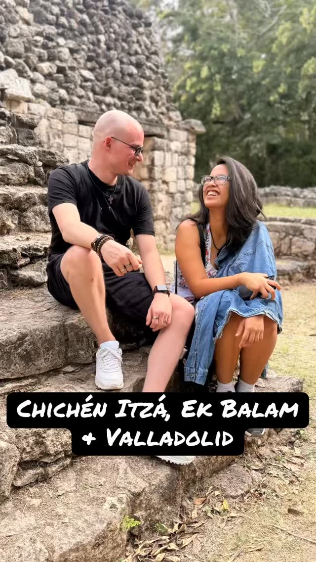 A very international couple meeting up in Cancún form@their respective homes in the US and the Netherlands had a very full first day in Mexico trying to keep ip with Senor Travel Bug. Happy but tired they’ve already booked a seconds day this week. Today was about Mayan ruins and Spanish colonial history. Friday will be some more ruins and more climbing of pyramids, but then a lot more nature too. #mexico #cancun #romance #pyramids #mayans