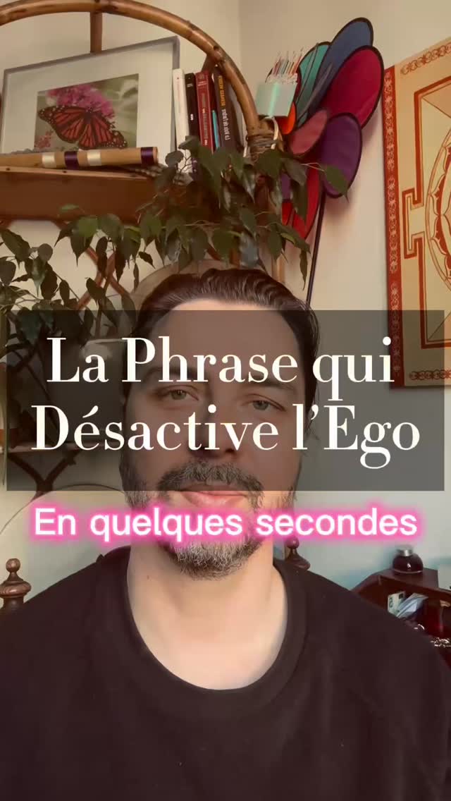 Si tu peux entendre ton nom, c’est que tu n’es pas ce nom. Alors… qui es-tu ?
Avant de lire les commentaires… observe la première réponse qui apparaît.
Rdv pour une séance d’hypnose / pnl sur mon site.
#conscience #ego
#introspection
#questionexistentielle
#identité