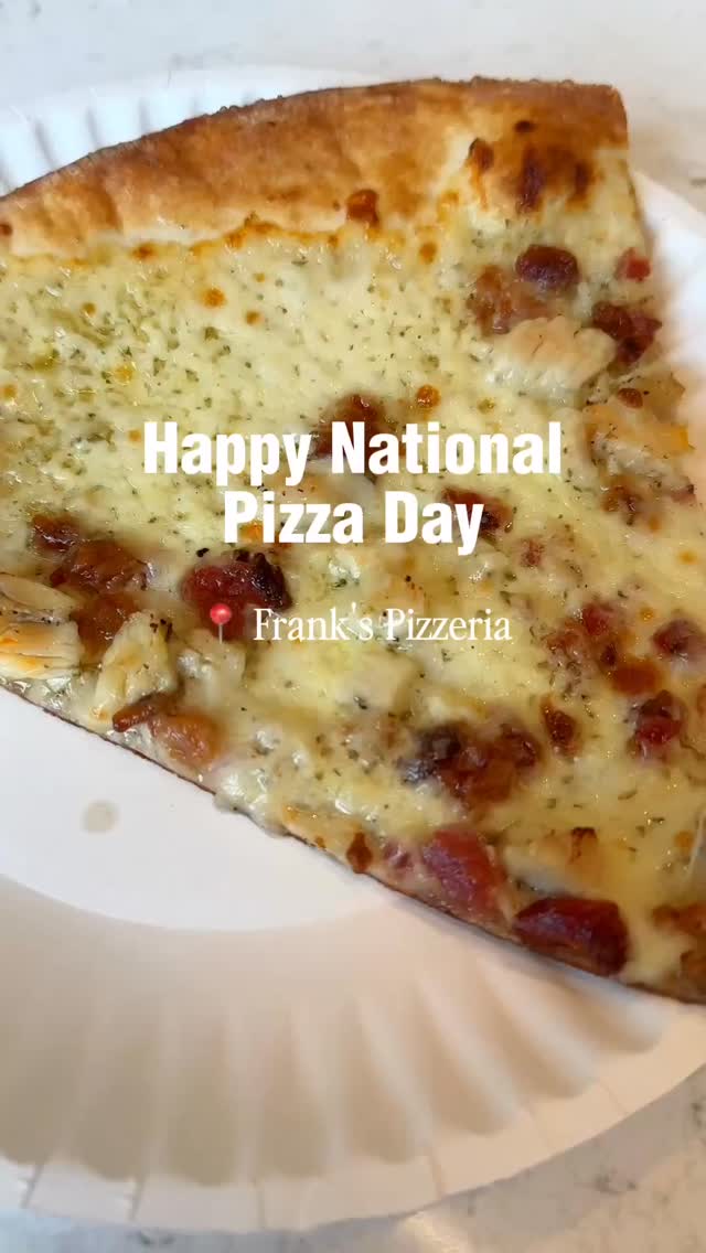 National Pizza Day is calling... and we highly recommend you answer! 🍕☎️ Frank's Pizzeria is open until midnight tonight, so there's plenty of time to get your pizza fix.
We can't get enough of their hand-tossed pizza, and don't even get us started on their homemade Focaccia crust!
Stop by for lunch or dinner today!