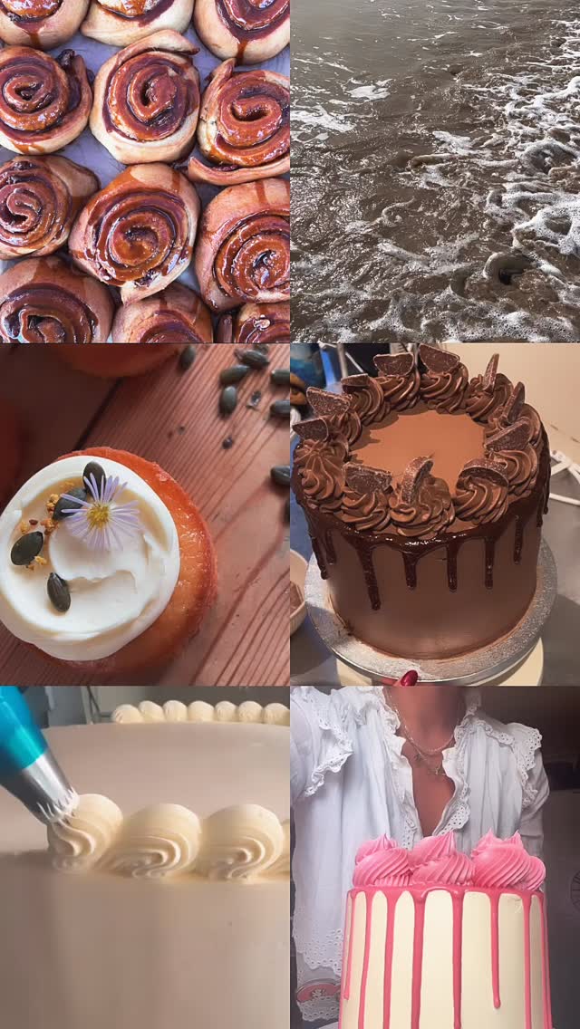 A snapshot into a week… should probably have included copious coffee machine and general cleaning activity too, but that wasn’t really fitting the aesthetic!
A busy couple of weeks coming up on top of the usual… valentines/galentines cake decorating workshop on Saturday, followed by kids biscuit decorating workshop @macknade on Monday. Let’s go! ✨
#dealkent #cakedecorating #kentcakes #bakery #birthdaycake