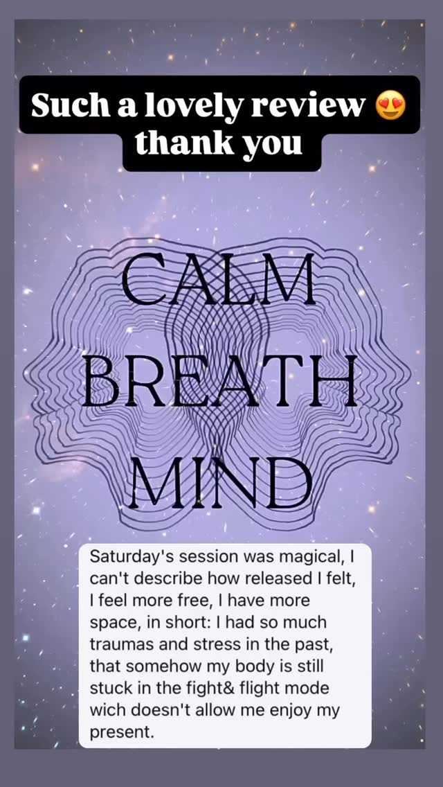 Every review gives me goosebumps 🧡
If you want to experience it by your own:
Next group session on Friday 30th January
🧡
#somaticbreathwork #mindbodyconnection #nervoussystemregulation #breathwork #stressrelief