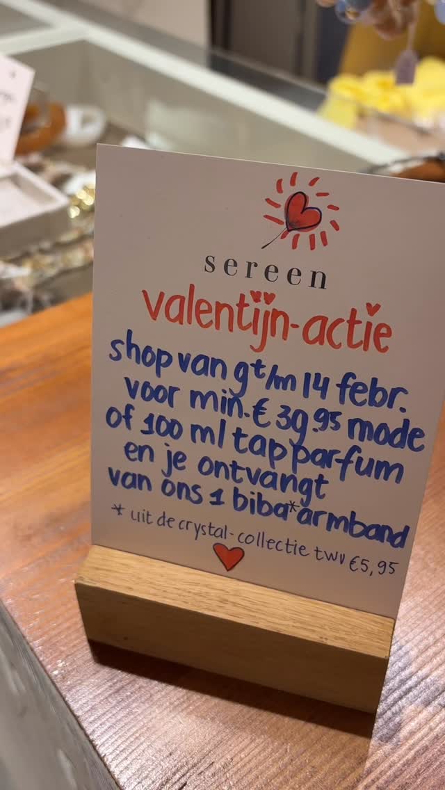 Valentijn bij Sereen!
#sereen #damesmode #valkenswaard #kleding #fashion
