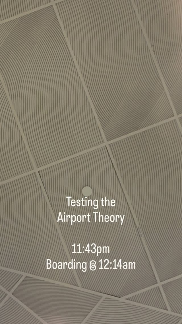 Testing the airport theory. Heading to the @aishglobal Legacy Partner’s Summit in MIA! Will I make my flight?✈️ #airporttheory #travel #airport #airportheory