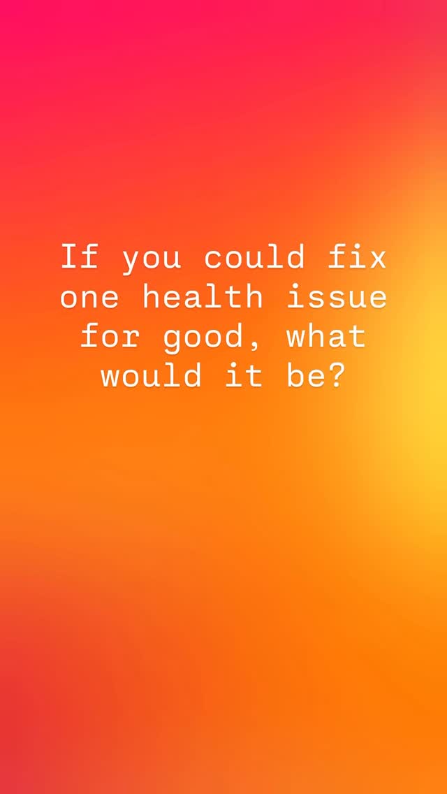 If you could fix one health issue for good, what would it be?
No right answers — just your honest first thought.
Drop it in the comments. I’m reading every reply 👇
#ExecutiveFunctionalHealing #RootCauseHealing #HighPerformanceHealth