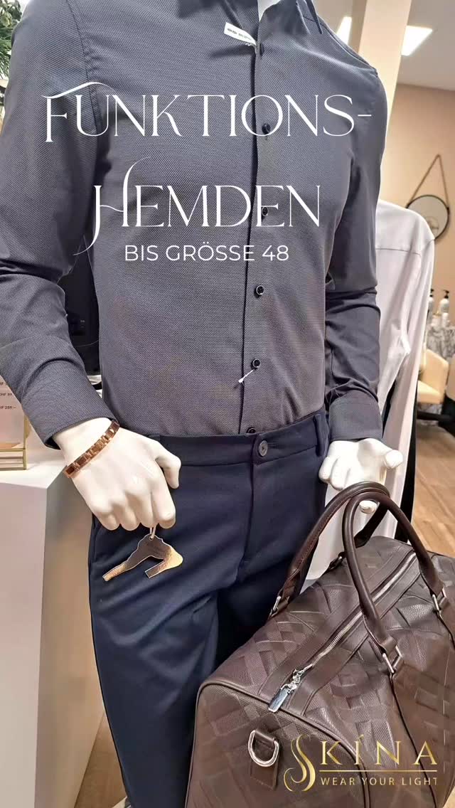 Funktionshemden, die mit dir mithalten 💪
✔️ Non-Iron – anziehen & los
✔️ Abgerundeter Saum – perfekt auch über der Hose
✔️ Verbleicht nicht – schwarz bleibt schwarz, auch nach vielen Wäschen
✔️ Soft Touch – spürbar angenehm auf der Haut
✔️ 100 % Baumwolle mit Stretcheffekt – Komfort ohne Kompromisse
Erhältlich bis Grösse 48.
Sieht gut aus. Fühlt sich gut an. Passt. 👌
#Funktionshemd #NonIron #grossegrössen #SmartCasual #konzertkleidung