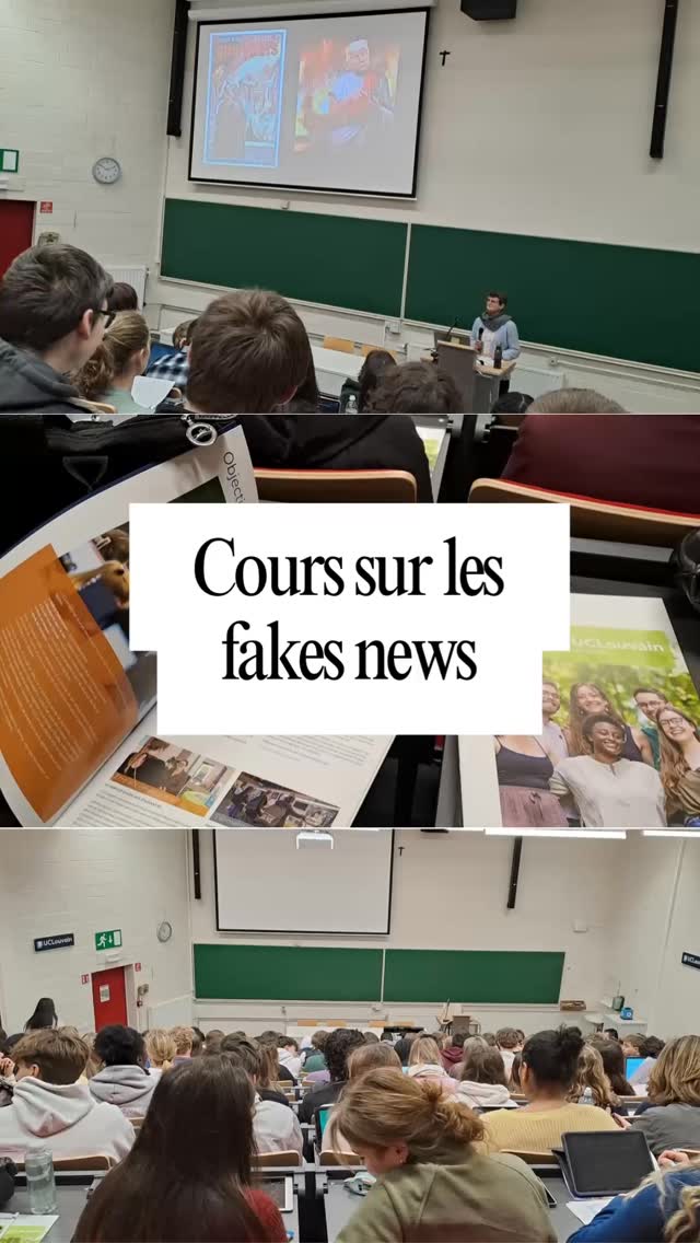 De l’Antiquité romaine aux fake news d’aujourd’hui : nos rhétoriciens ont vécu deux lundis immersifs sur les campus universitaires !
Le 02/02 à Louvain-la-Neuve : comment les rumeurs se propageaient déjà dans l’Antiquité. Le 10/02 à l’ULB : décryptage de la désinformation moderne.
Mais au-delà du contenu ? Nos élèves de 6e ont découvert les auditoires, testé la prise de notes universitaire, et goûté à ce qui les attend l’année prochaine.
Parce que devenir étudiant, ça se prépare aussi en sortant des murs de l’école.
Merci à @uclouvain et @ulbruxelles pour ces moments de découverte 🎓
#rheto #sortiescolaire #universitébelge #uclouvain #ulb