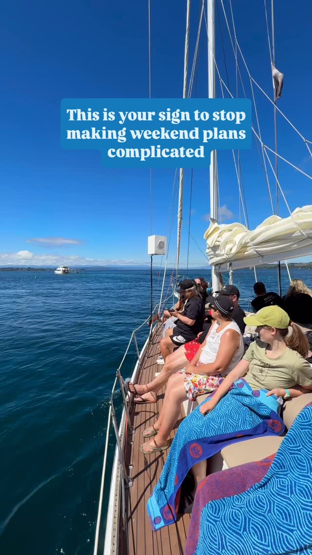 A few hours on the water, good company, and the lake doing its thing.
It’s simple, relaxed, and always a good idea. 😉
Save this for your next Taupō visit.