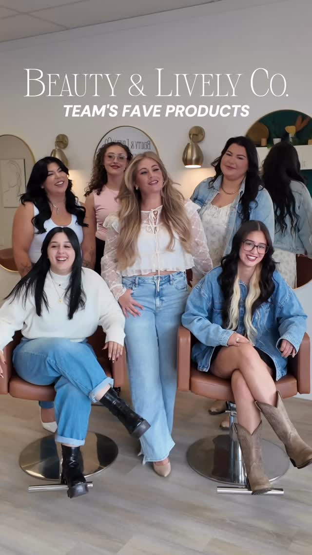 Letting you in on our best kept secrets around the salon and available for retail.
Our favourite product lineup in 3… 2… 1…
#beautyandlivelyco #beautysalon #salon #hairstylist #localbusiness