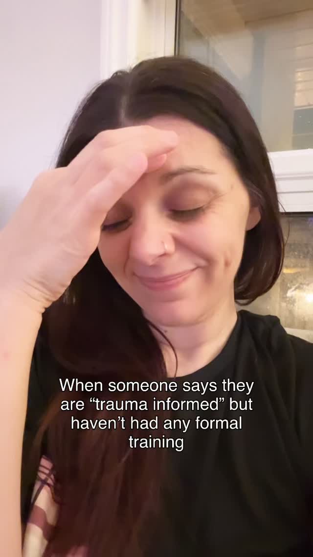 I know I might catch heat for saying this, but please hear me out.
Being trauma-informed is not a vibe or a trend.
Not something absorbed through a few books or because you have watched a handful of reels about the vagus nerve.
What it does mean, is knowing how to create safety, how to avoid re-traumatization and how to move slowly, ethically, and with care. And this requires formal education.
Without formal education, good intentions can still cause harm. And calling yourself trauma-informed without training
is not just inaccurate, it’s unethical and it’s irresponsible.
This work deserves respect.
And so do the people trusting us with their bodies and nervous systems.
As clients seeking support, we have to use our discernment when we are working with people who have full access to our vulnerability. Ask questions about training and experience and trust your judgement.
For transparency:
my perspective comes from studying neurology and the nervous system as part of a 2200-hour Registered Massage Therapy program, and completing a 12-month training in somatic interventions, with focused education on abuse and trauma.
✨ Being trauma-informed does not make me a psychotherapist. It does not mean i can help people process trauma as that work belongs to licensed psychotherapists or social workers (and here in Ontario, it is clearly out of scope).