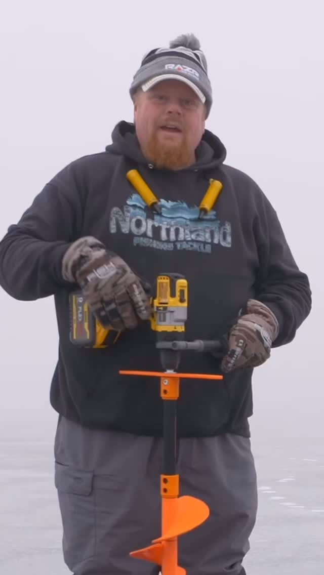 It’s the easy-view safety flange, and it stops your auger from going down the hole. You don’t need the frisbee disc.
#razriceaugers #reimagined #icefishing