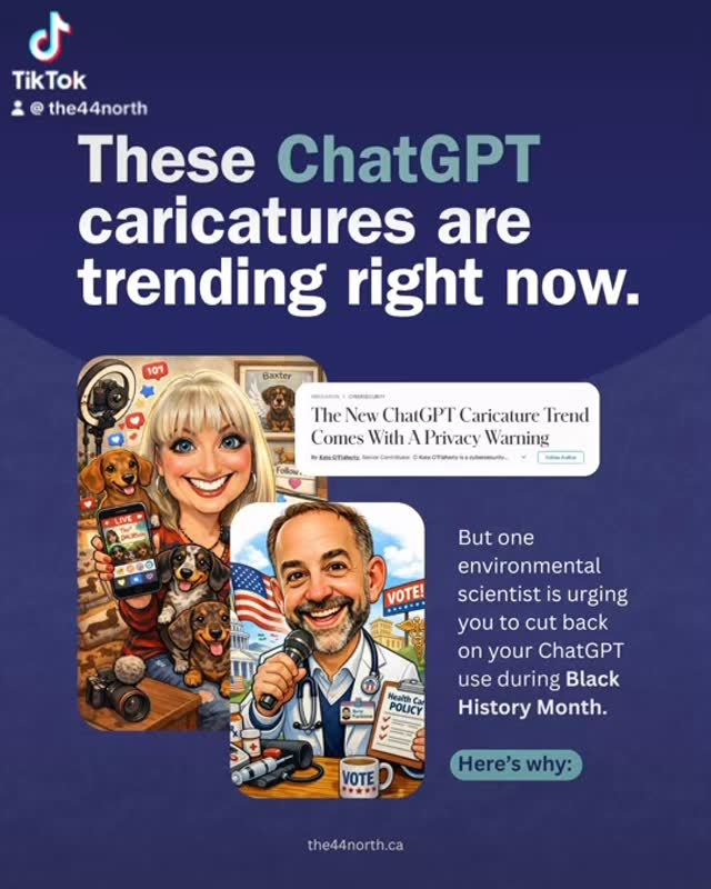 This #BlackHistoryMonth, try to cut back on your AI use—because the energy and water costs disproportionality impact black and brown communities.
Environmental justice is racial justice, and honouring Black history means being mindful of how our choices impact these communities.
Read more about one young person’s journey towards climate action in our latest issue: 🔗 LINK IN BIO 🔗
#BlackHistoryMonth #EnvironmentalJustice #DigitalMindfulness #ClimateJustice
👉 The 44 North is a digital bi-monthly indepedant media publication that aims to inform, empower, and inspire young people. Do you want to write for us? Support lifting up young people’s voices? Head to the 🔗 LINK IN THE BIO 🔗 👈