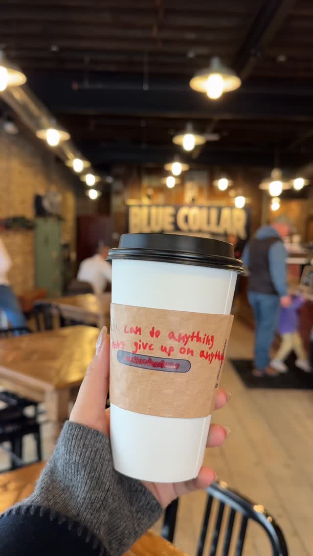 Kindness filled our coffee sleeves on Random Acts of Kindness Day. Now let’s keep it flowing... Pre-pay a coffee on our Pay It Forward Wall and pass it on.