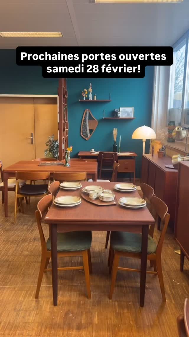 Venez nombreux aux prochaines portes ouvertes samedi 28 février de 10h à 17h, Ch. de Verney 2, 1024 Ecublens
#mobilier #mobiliervintage #décorationintérieure #vintage #danishfurniture