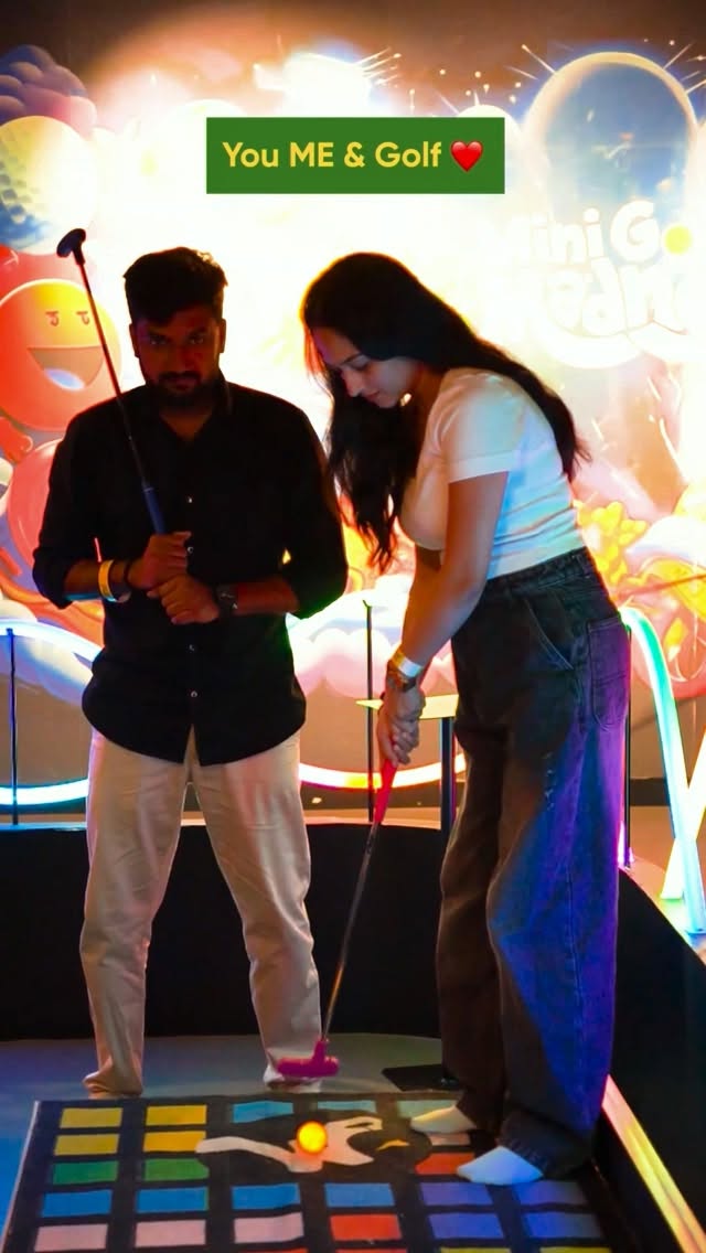 Fun date. Different date. A Valentine's Day to remember 💞
Celebrate at Mini Golf Madness. Link in bio.
#minigolfdate #relationshipgoals #sodelhi #sobangalore #sohyderabad