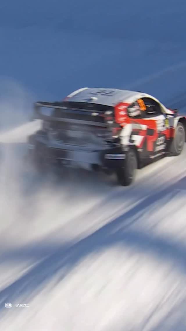 Saturday morning scenes in Sweden 😎❄️
#EE33 #RallySweden #ToyotaGAZOORacing