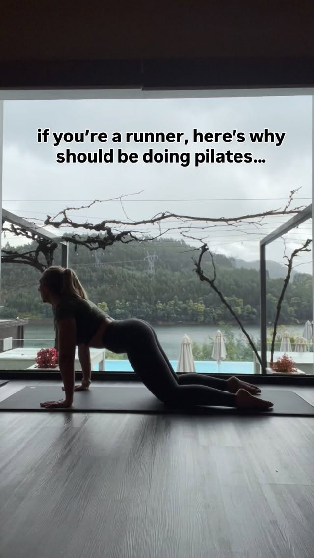 If you’re a runner… read this! ⬇️
Pilates is part of my weekly routine, I do at LEAST one session a week and when I’m training for a race, I try to do 2/3 sessions a week - because it works and supports my training 🏃♀️
✨ Pilates can help to prevent injuries - because running is repetitive, it can lead to your glutes not activating, an unstable core and loss of control through your hips. Pilates can help to strengthen and teach you how to activate deep core muscles, the glute medius and the hips. This might mean less injuries/less likelihood of getting injured!
✨ Pilates can actually help to improve your running form - Pilates focuses on posture and alignment, practising this in class can give you a smoother stride, a more stable trunk and more efficiency in the way you move and run
✨ Pilates can help strengthen your glutes - giving you more power and speed. A stronger posterior chain means better running - it could also mean you’re putting less strain through the quads, calves and hamstrings
✨ Recovery and Longevity - Pilates also encourages controlled breathing, nervous system regulation and body awareness, the perfect activity to do on your non-running days
If you’re a runner…be honest - is Pilates part of your training, or is it now going to be? 😉
#pilates #pilatesforrunning #runner #runninginjury #crosstraining