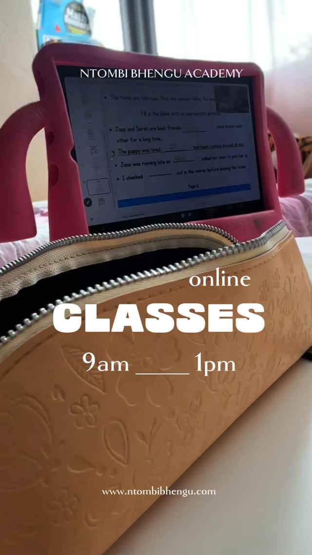 The Dream Team at work — a little glimpse into our Saturday classes.
Sign your child up via our website - www.ntombibhengu.com