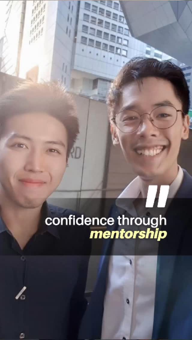 Post-ORD and lost, Alfred found mentorship instead. Sometimes, the right conversation changes everything. #TeamGGO #finexis #mentorship #careerSG #fyp