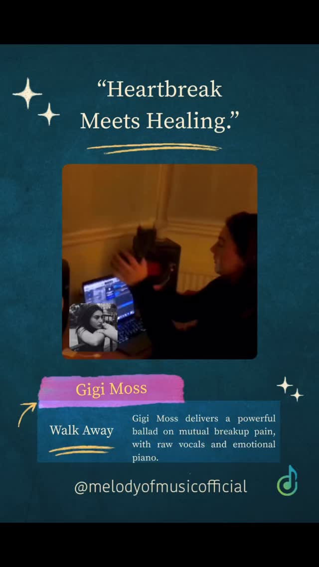 Gigi Moss delivers a powerful ballad with Walk Away, about mutual breakup pain, blending raw vocals and emotional piano to capture heartbreak and healing.
#melodyofmusic #gigimoss #walkaway #rnb #ballad newartist