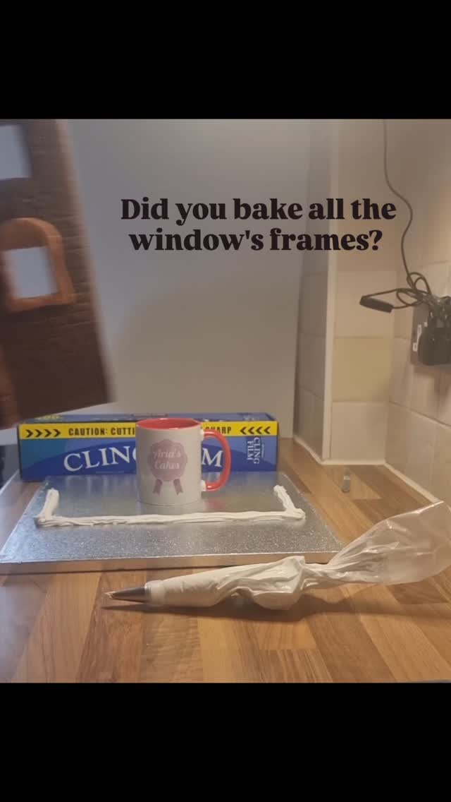 Did you bake all the window frames?
I thought I did…
One, two, three... and somehow, one never made it to the tray. 😅
When you’re already dreaming of snowy roofs and glowing windows, sometimes a tiny detail gets left behind. But that’s the beauty of handmade, perfectly imperfect, filled with heart and story.
Want to build your own little gingerbread magic? Download my free template .
Link in bio 🤎✨
#GingerbreadMagic
#HandmadeWithLove
#BakersOfInstagram
#GingerbreadHouse
#AriasCakes