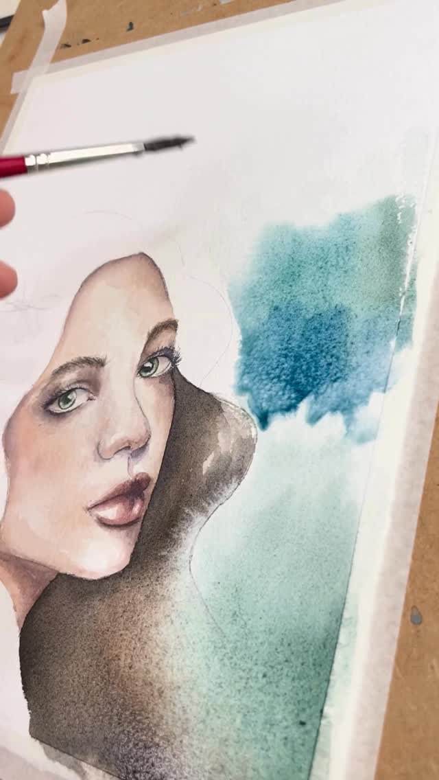 Part Two #watercolourart #artprocess #paintingvideo