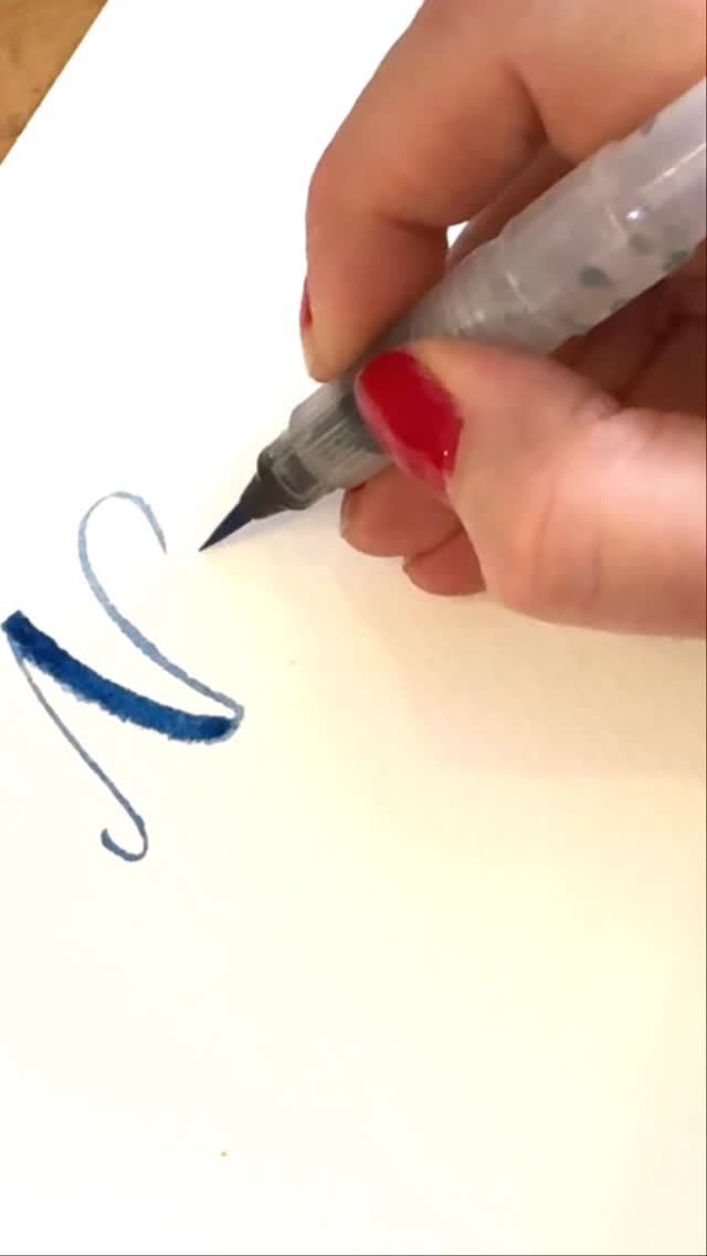 One of the reasons I love using watercolour with calligraphy is that it refuses to be rigid.
You guide the brush and the colour guide you!
The softness of the paint forces a lighter pressure, slower strokes and gentle movement.
Today’s words felt fitting:
Nature heals. Rejuvenates. Restores.
(And so does an hour with a paintbrush.) #moderncalligraphy #calligraphyreels #brushcalligraphypractice