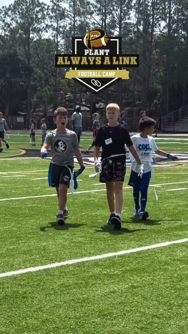 2026 Always A Link youth football camp registration is now open! Info at plantpanthersfootball.com/alwaysalink-camp