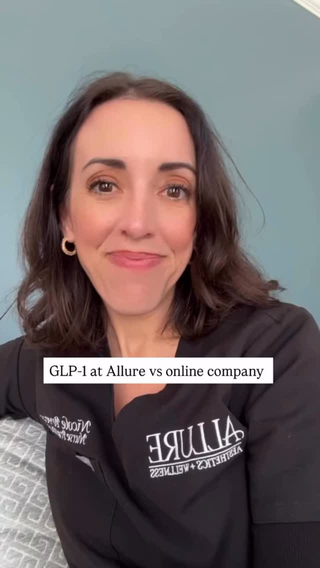 Sure you can go online and get a GLP-1 and it might be less expensive but at Allure you get 1:1 personalized care and a concierge level of service. It can be scary starting something new but I am with you as your provider (and cheerleader) every step of the way!
.
The choice is yours! Interested in learning more? Call, text or send a DM!
.
āļøBOOK WITH ME āļø
š»www.allureaw.com
š 563-258-4698
š§ info@allure-dbq.com
.
āļø FOLLOW ME āļø
Nicole Powers, ARNP, AGNP-BC
@nicolepowers_np
Allure Aesthetics + Wellness
@allure_iowa
#nursepractitioner #weightloss