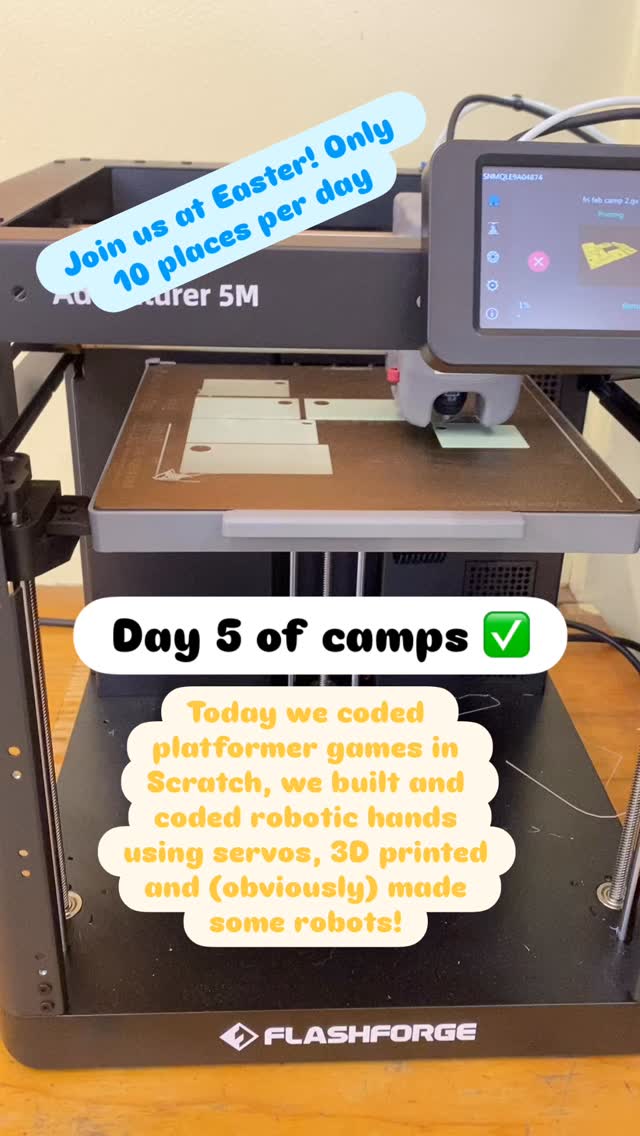 And thats all folks! February half term is ✅ and what a success it has been. Friendships have been built, games have been coded, projects have been engineered, crafts have been crafted, and robotics have been constructed! A big well done to all our students, we hope to see you back in Easter. We’ll be running 30.3.2026 - 2.4.2026 at Kirby Muxloe Primary School, and 7.4.2026 - 10.4.2026 in Oakham! 10% discount runs until 8.3.2026 #younginnovatorsclub #stemeducation #codingforkids