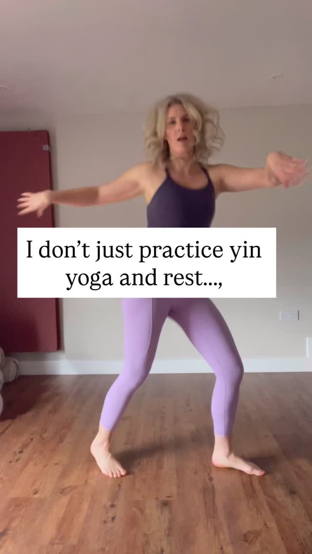 I don’t just practice rest and yin yoga. You may not know this but I was once a fitness trainer and after many years, 4 babies later…. I’m falling in love with strength training again with the help of @patricia_howe_phew .
Yin yoga invites us to soften, release and create space in the body — but that space needs support. This is where strength and stabilisation come in… the yang to yin.
Yin qualities are slow, receptive and inward. We work deeply into connective tissues, encouraging mobility and spaciousness. But without the active, supportive energy of yang — strength, stability and muscular engagement — that openness has nothing to anchor into.
Strength and stabilisation help the body hold what yin creates. They protect the joints, support alignment and build the resilience needed for sustainable movement.
Yin creates space.
Yang supports structure.
Yin softens.
Yang stabilises.
Together they bring balance — not just flexibility, but integrity, strength and ease coexisting.
Mobility and stability. Effort and surrender. Yin and yang in motion 🤍
I do this routine timing each movement for a minute as well as resistant bands and then 30 mins of yoga and yin on the days I’m tired or in need of a reset.
When you’re nurturing and mothering and holding space for your family, it’s important to feed yourself all of those things too and movement will never let you down!
#yinyoga #yinyangbalance #functionalstrength #mobilityandstability #balancedbody
