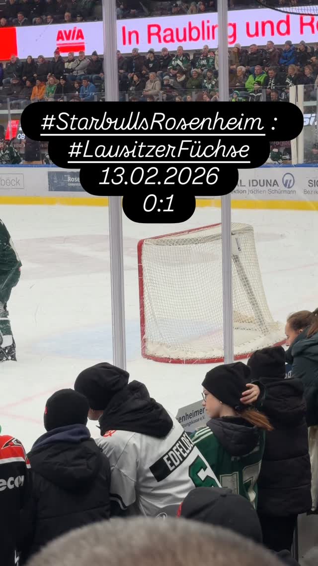 #StarbullsRosenheim : #LausitzerFüchse
13.02.2026
0:1