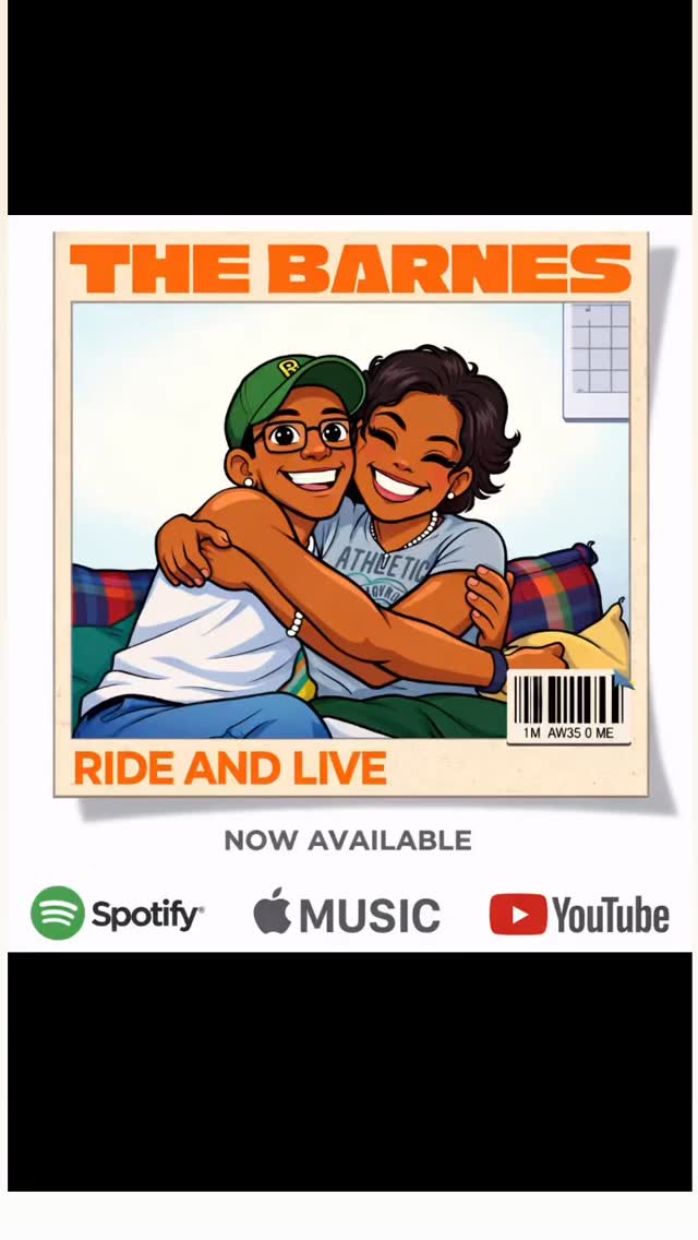 18 years.
18 chapters.
18 seasons of choosing each other. ❤️
Today we’re celebrating our 18th Anniversary the best way we know how — through music. 🎶✨
“Ride and Live” isn’t just a song… it’s our testimony. It’s the late nights, the big dreams, the sacrifices, the laughter, the tears, the grind, and the grace. It’s what happens when love decides to stay.
We’ve been riding together for 18 years — and we’re still choosing to LIVE fully, love loudly, and build boldly.
If you believe in commitment.
If you believe in growing together.
If you believe love is worth the work…
This one is for you.
Download & stream “Ride and Live” on ALL digital platforms now. 🎧🔥
Spotify | Apple Music | YouTube | Everywhere you listen.
Thank you for rocking with The Barnes. Here’s to forever. 🥂
#TheBarnes #RideAndLive #BlackLove #AnniversaryVibes #IndependentArtists LoveStory 18YearsStrong