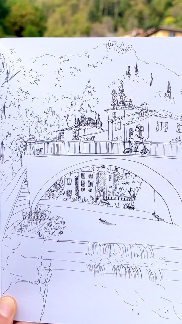 Flash back to what fills me up the most: sketching in foreign places. Pictured here: a tiny unknown village in Tuscany ❤️
What fills you up the most?
#valentines2026 #fillyourself #loveyourselfalways #travelingartists #dowhatyoulove