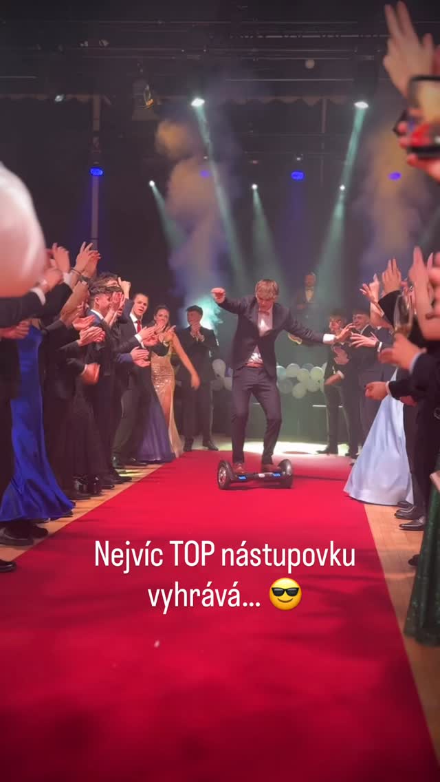 Máme vítěze 😁 #itg #gymnazium #nastupovka #ples