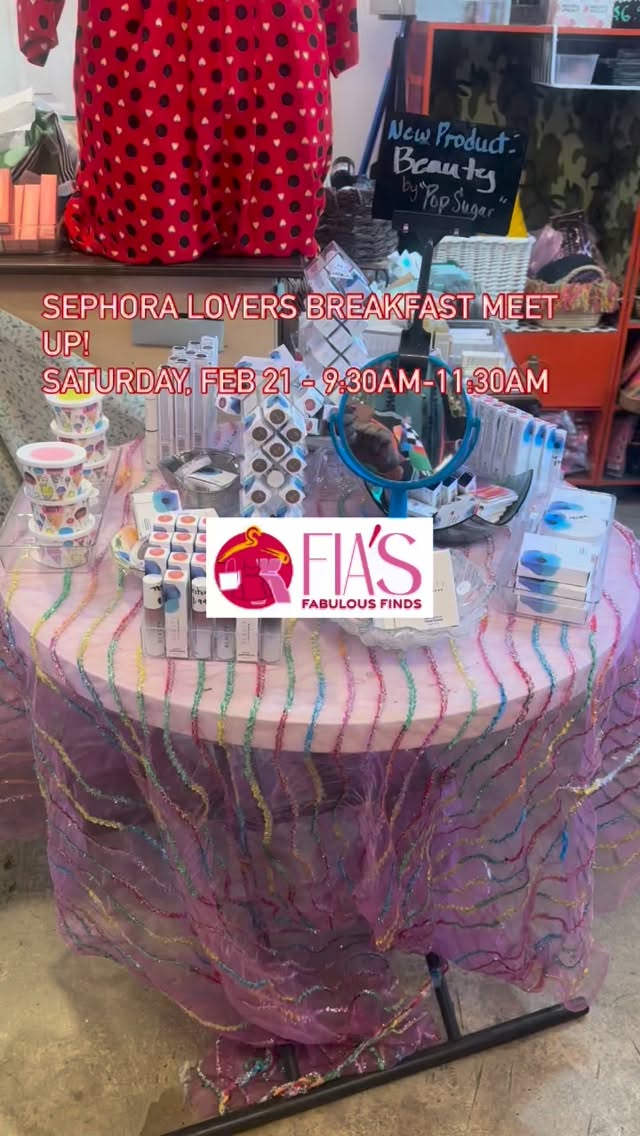 💄✨ BEAUTY LOVERS — THIS IS YOUR SIGN! ✨💄
Looking for the ultimate feel-good morning beauty event ?
Join us for the Fia’s Fabulous Finds Sephora Beauty Enthusiast Meet-Up
🗓 Saturday, February 21
⏰ 9:30 AM – 11:30 AM
🚪 Private shopping before the store opens
✨ Shop Sephora beauty samples at 60% OFF retail
✨ Mix, mingle & compare skincare + makeup holy grails
✨ Discover new favorites + hidden gems
✨ Sip complimentary hot beverages & enjoy fresh pastries from Lulabelle’s
Expect MAJOR beauty energy with must-have brands like:
💋 Popsugar, Dior • Kiehl’s • The Ordinary • Kate Somerville
💋 Bobbi Brown • Glow Recipe • MAC • Anastasia Beverly Hills
This is your moment to sip, swatch, shop, and socialize with fellow beauty enthusiasts — cozy vibes, luxe products, and unbeatable deals all in one place.
🎟 RSVP required — link below
Come glow with us ✨ We’ll see you Saturday morning! 💖💄#dcthrifting #petworthdc #fabulousfindsbyfia #petworth #sustainablefashion