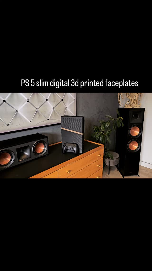 Ps5 Faceplate - Ps5 slim digital - 3d printed #3dprinting #ps5slim