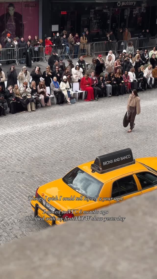 You literally never know where life will take you!!! #nycphotographer #nyfw #bronxandbanco #nyfw2026 #nyc #fashion